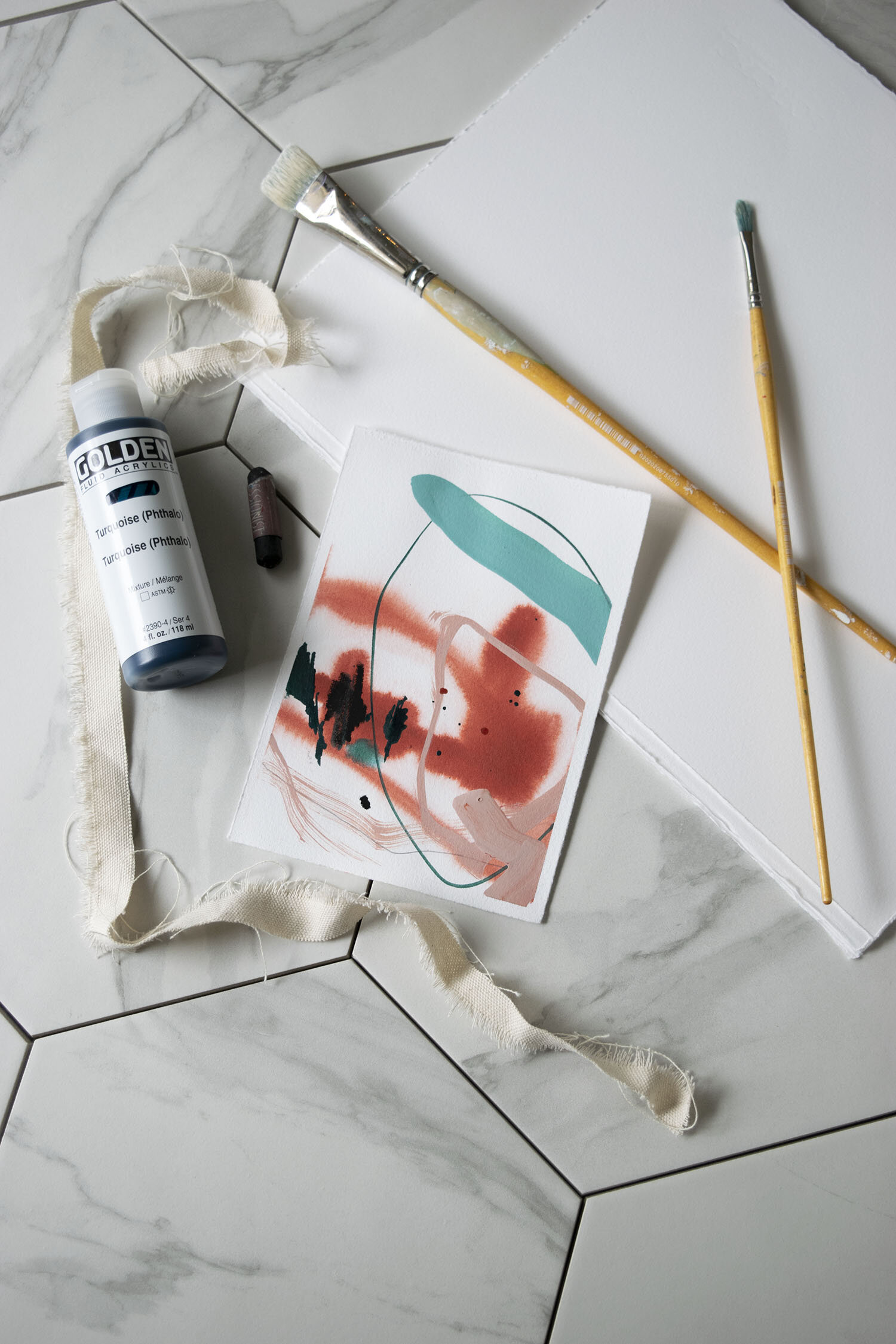 Mass Appeal - 5"x7" Acrylic Painting