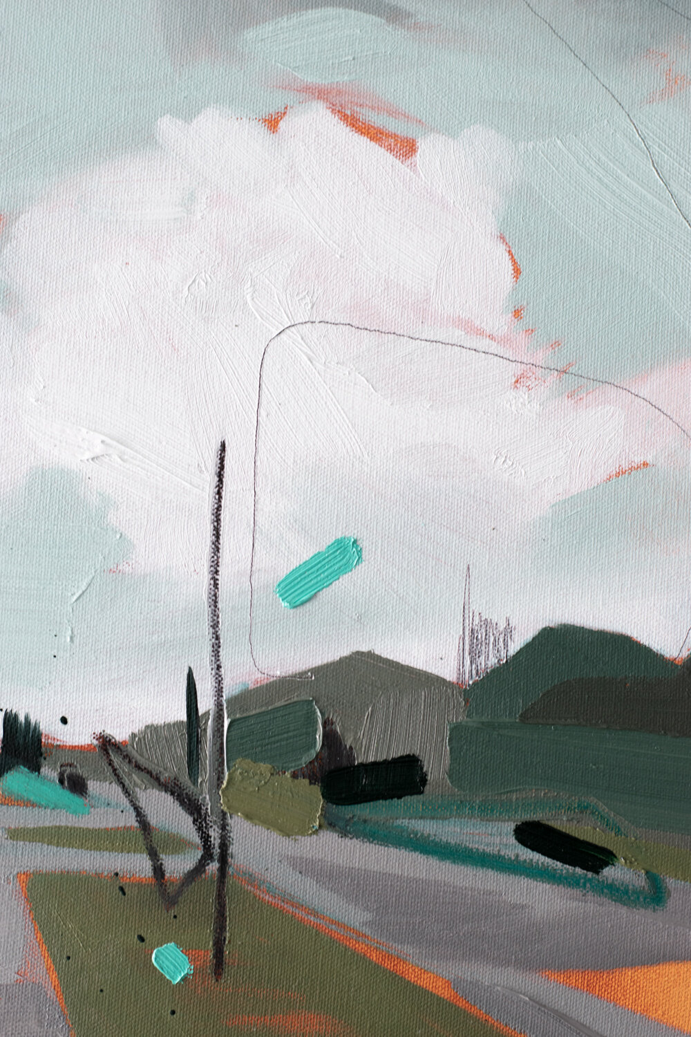 Spruce - 18" x 18" Oil Painting