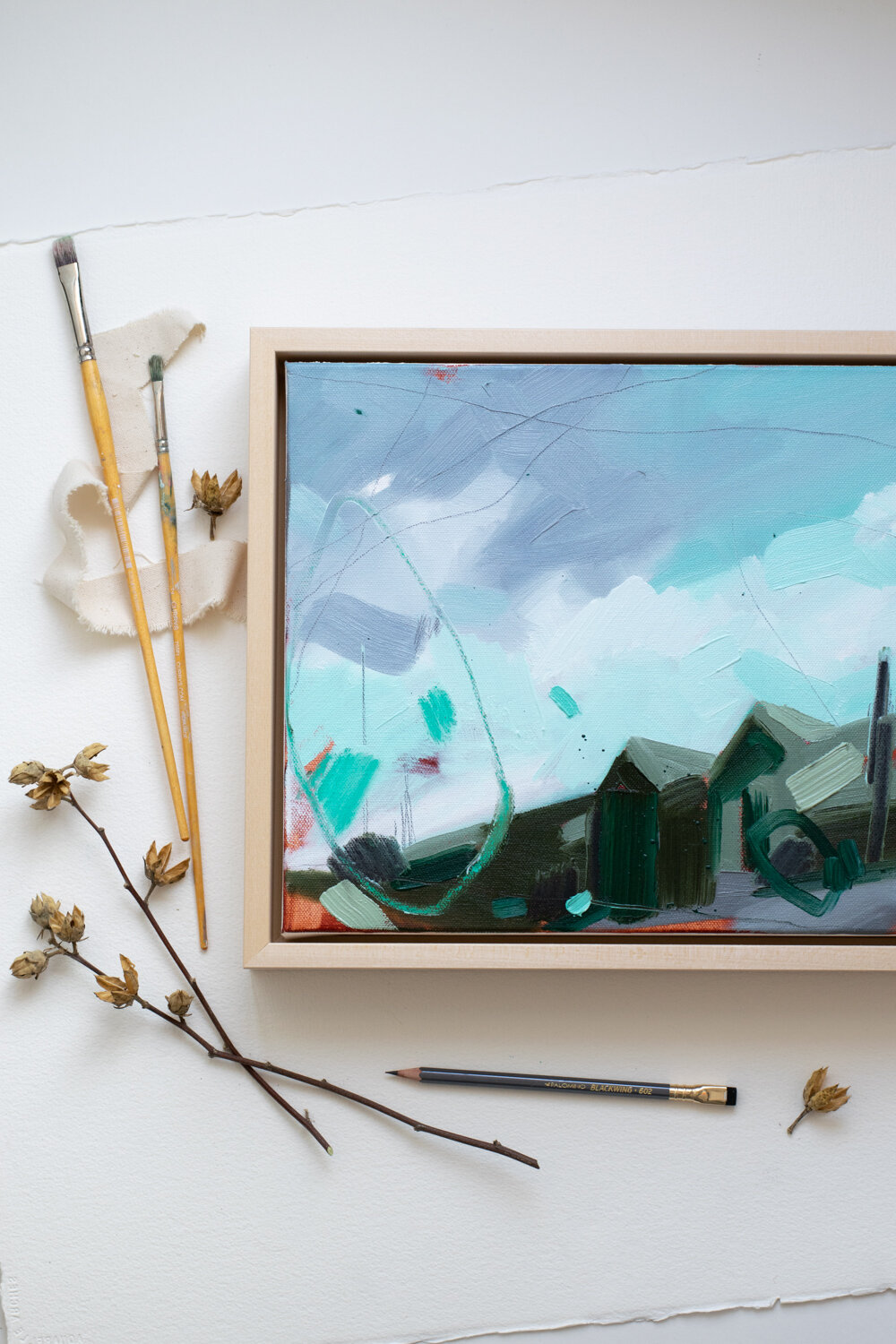 Lakeshore - 11" x 14" Oil Painting