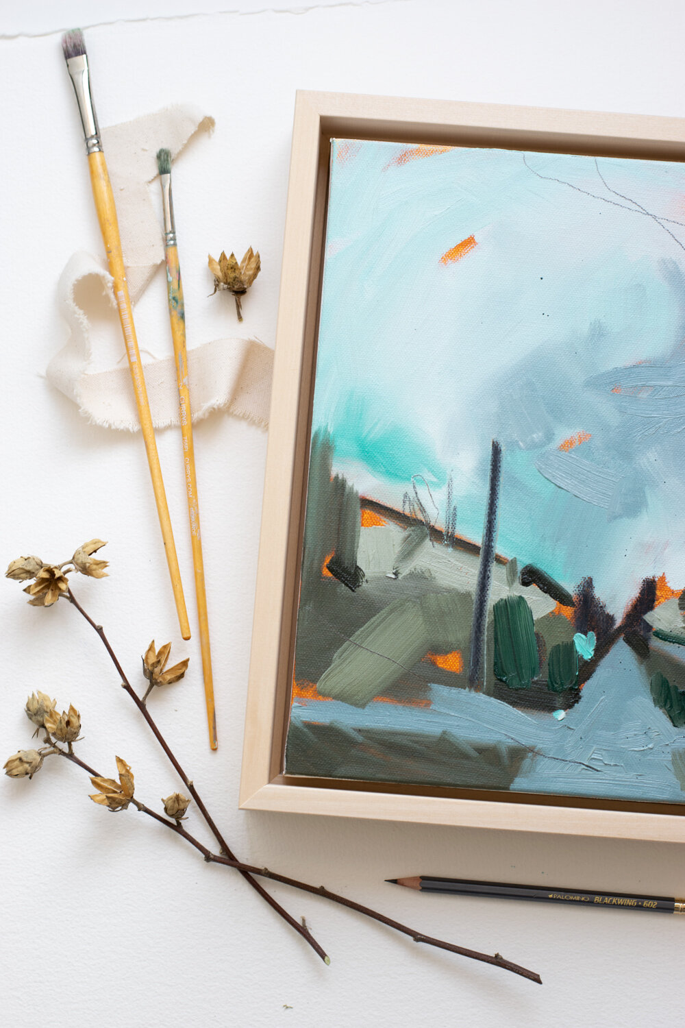 Juniper - 12" x 12" Oil Painting