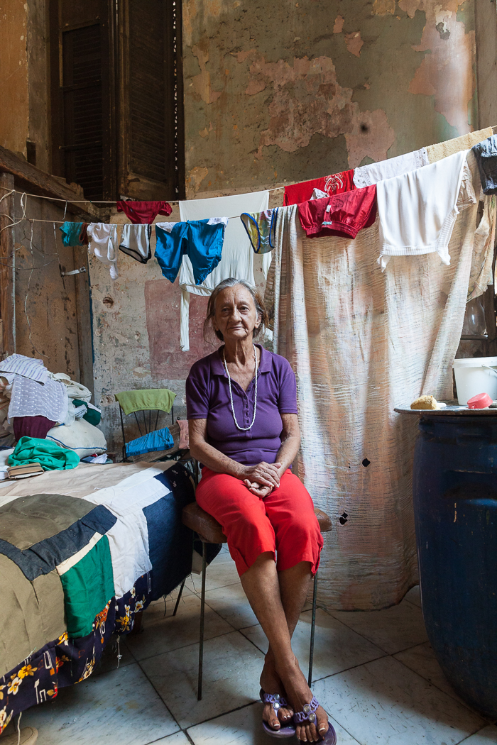 Cuban Woman in her Apartment