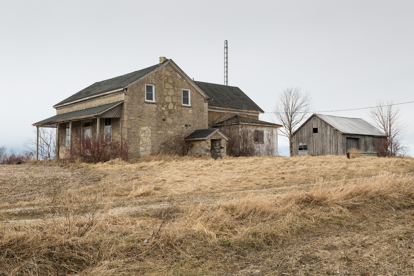 Farmhouse and Small Barn