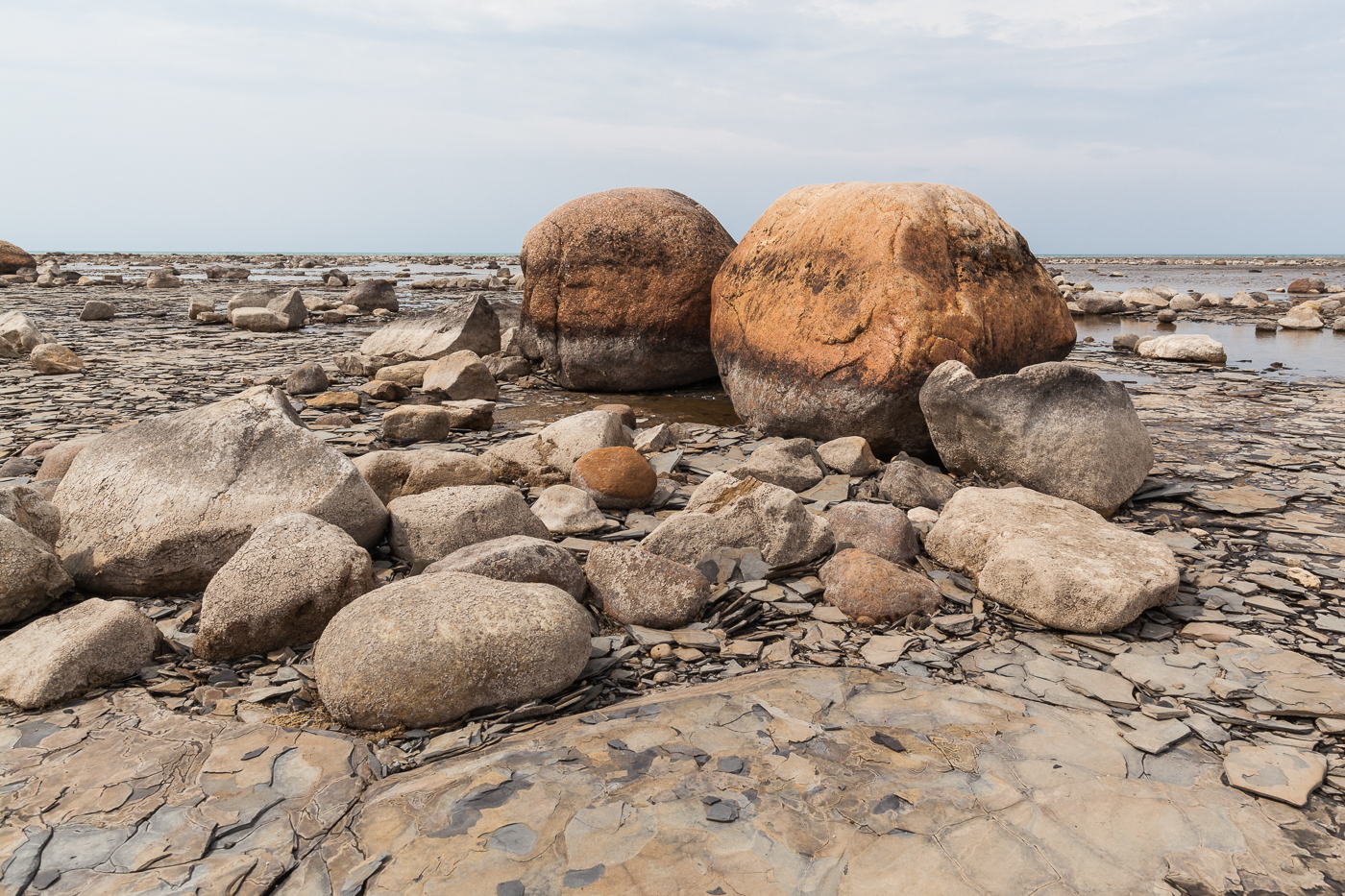 Large Cannonball Concretions, April 2013