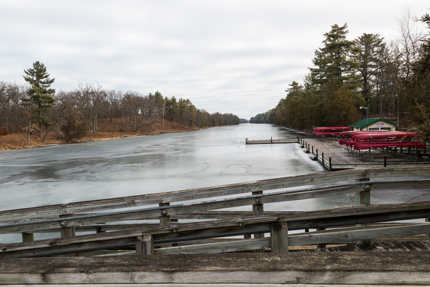 Thin Ice on the River