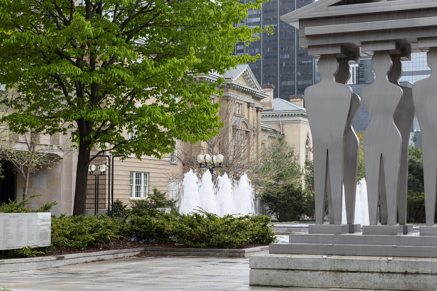 Pillars of Justice by Edwina Sandys