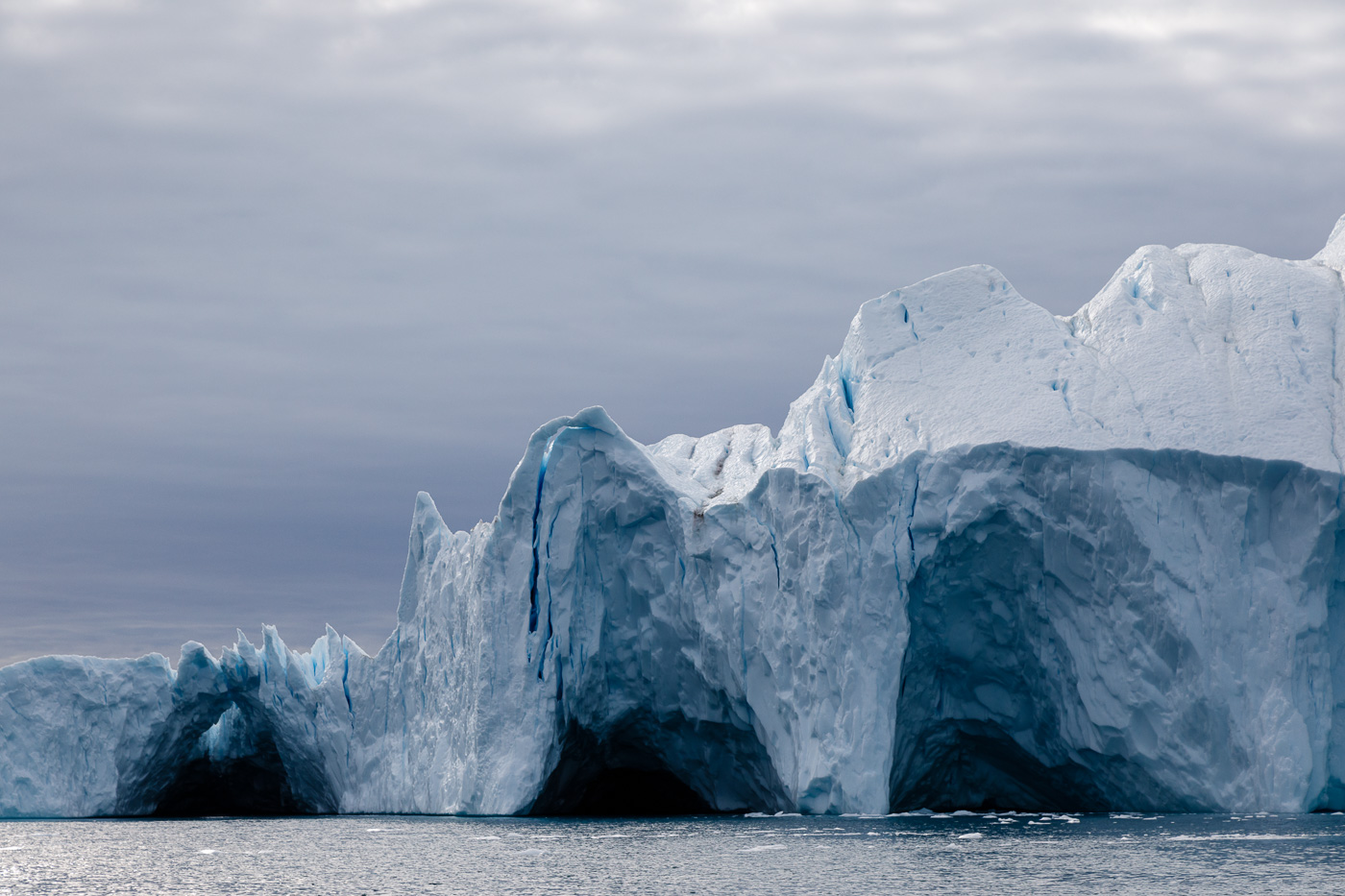 Icebergs off the coast of Greenland