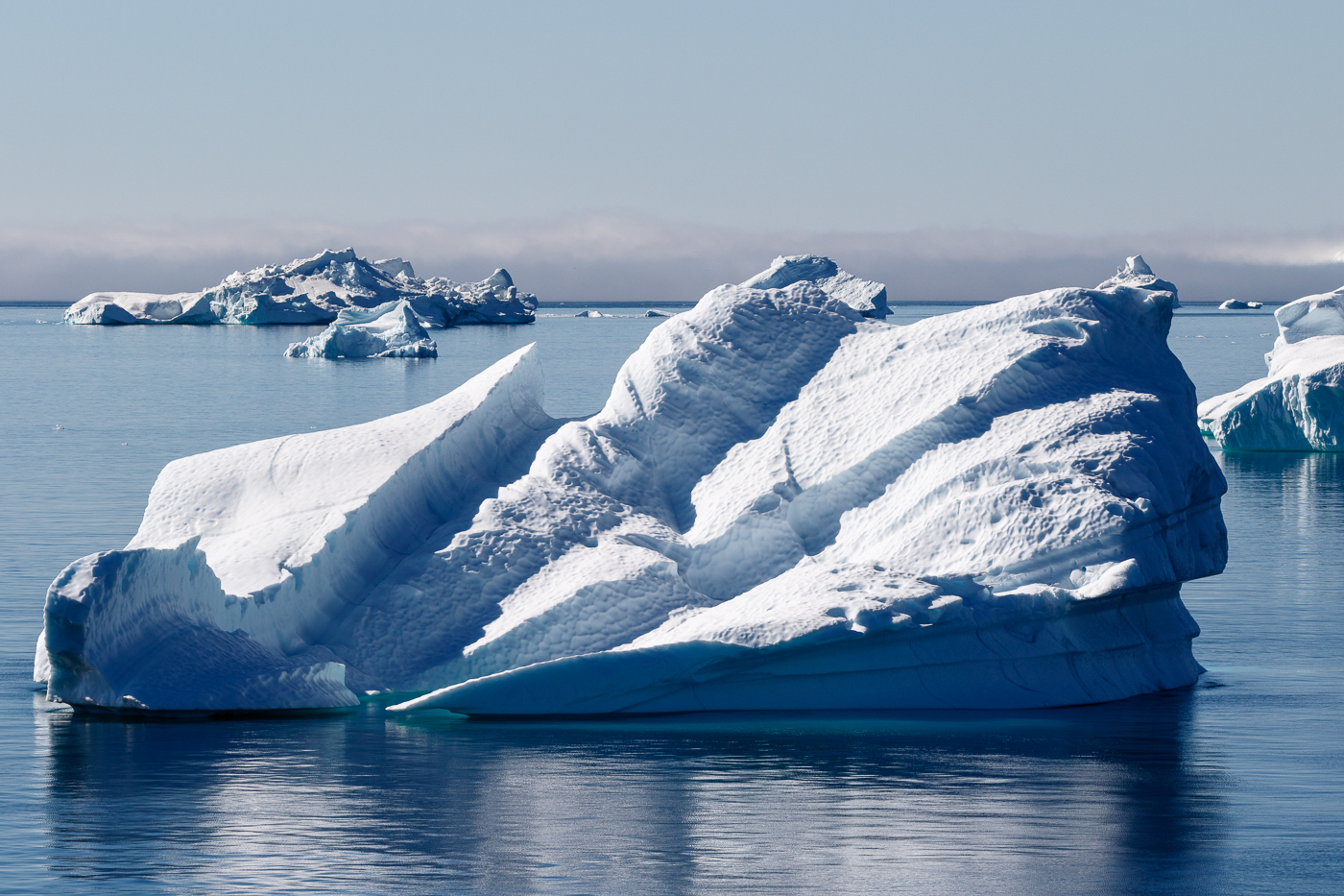 Iceberg Fragment Floating in Savit Bay