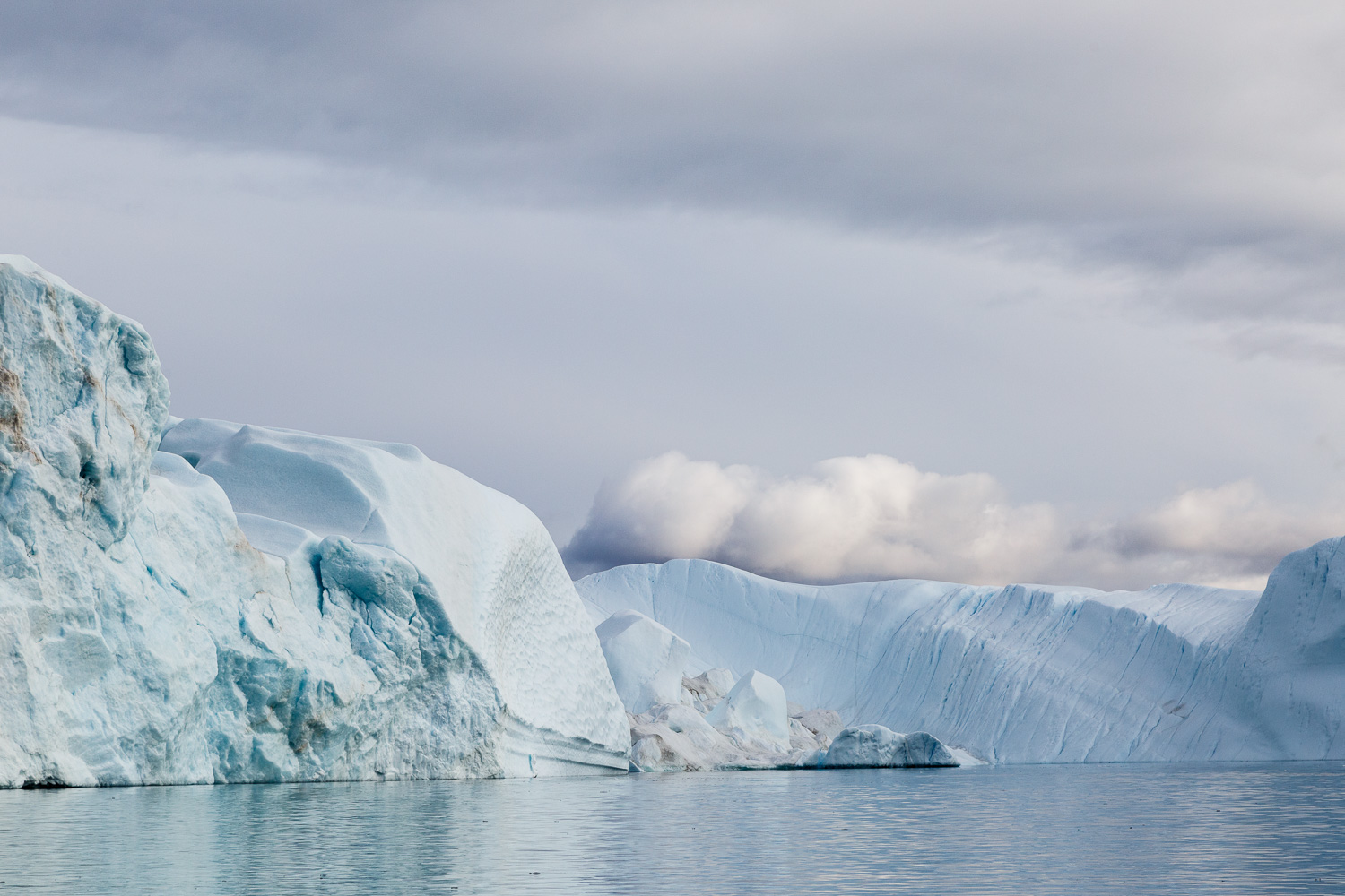 Icebergs and Clouds