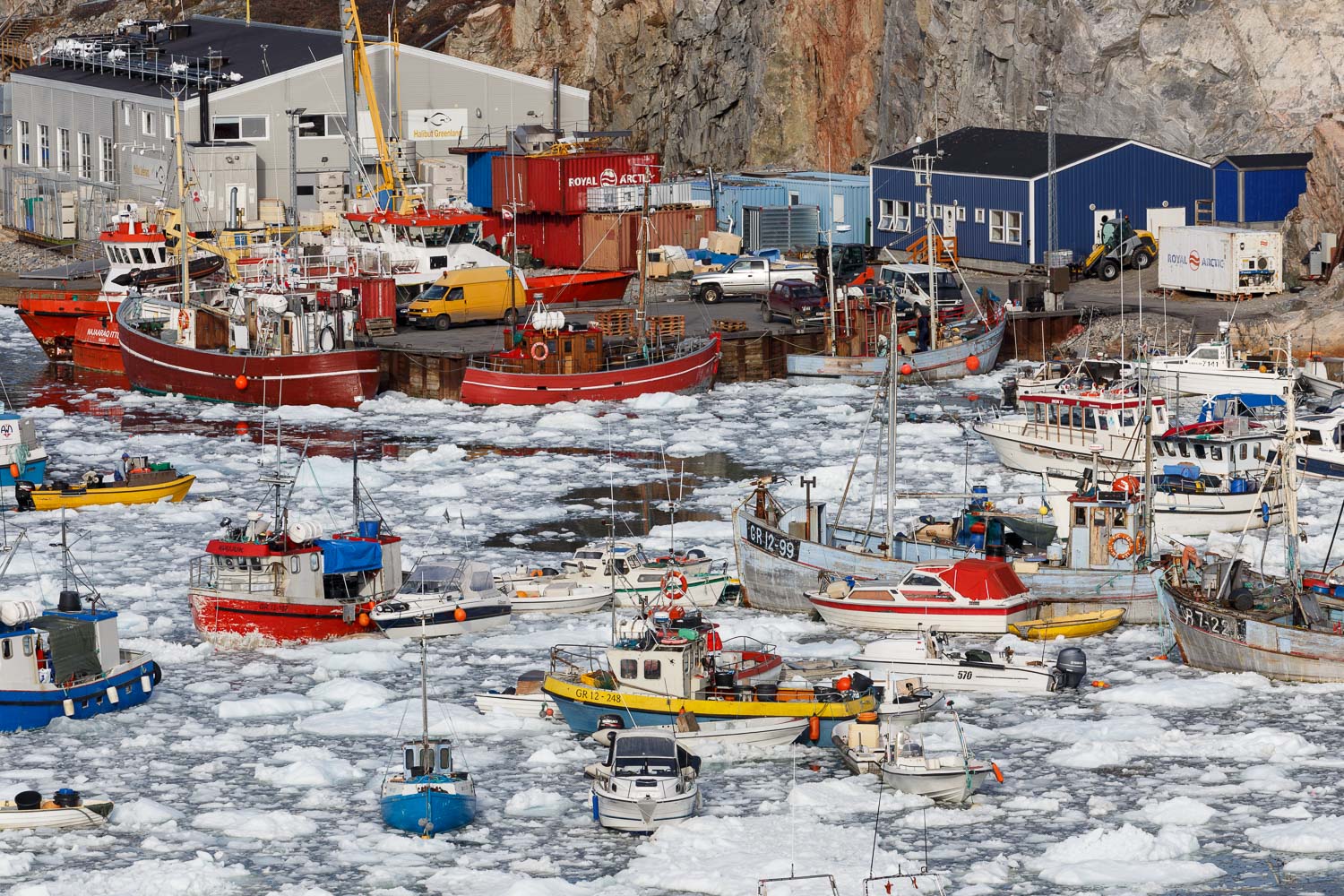 Boats in the Harbour, Ilulissat