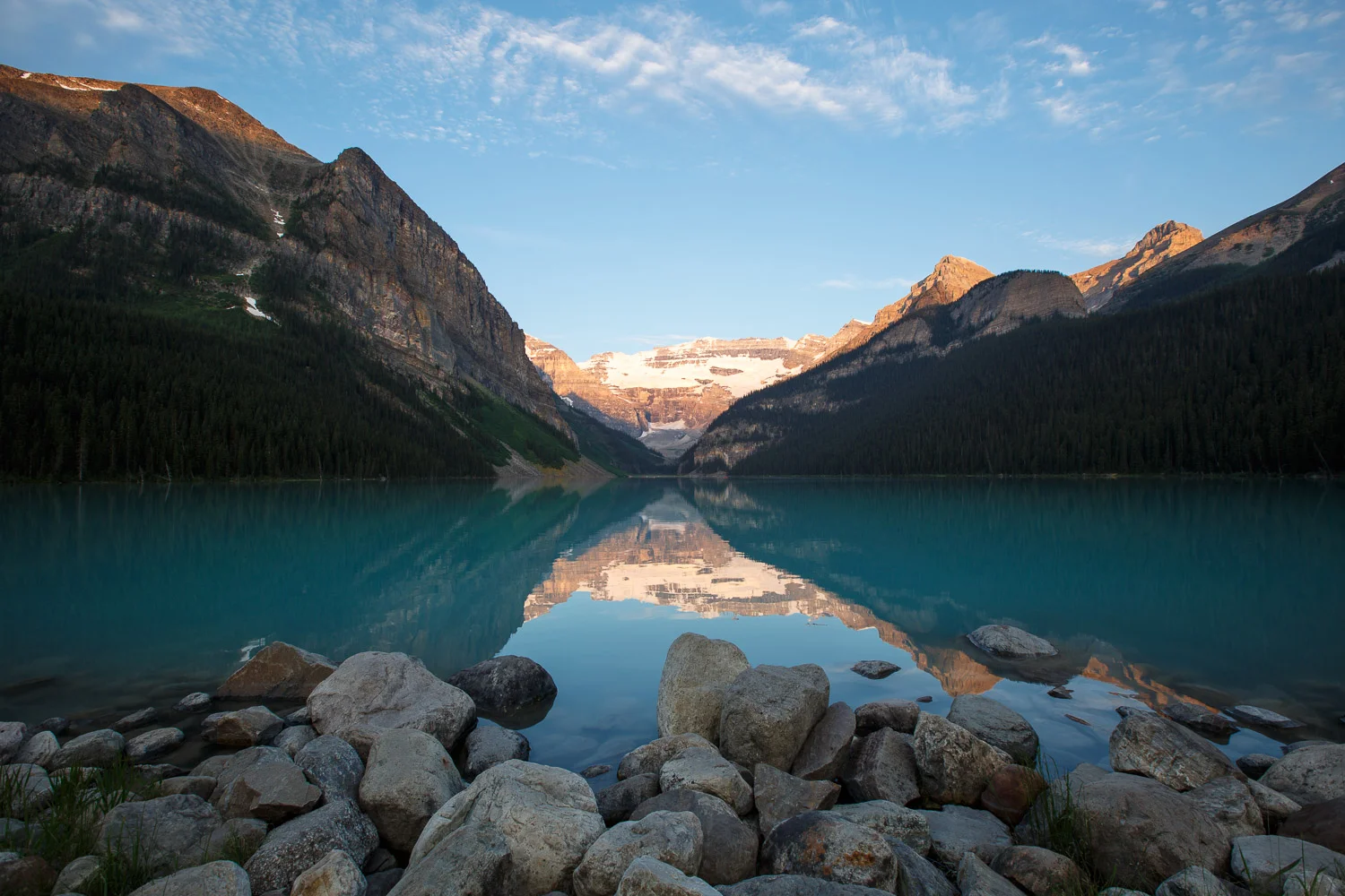 Sunrise at Lake Louise