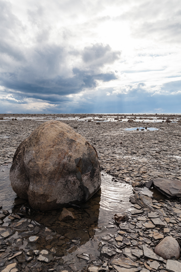 Lakebed and Large Concretion, Kettle Point
