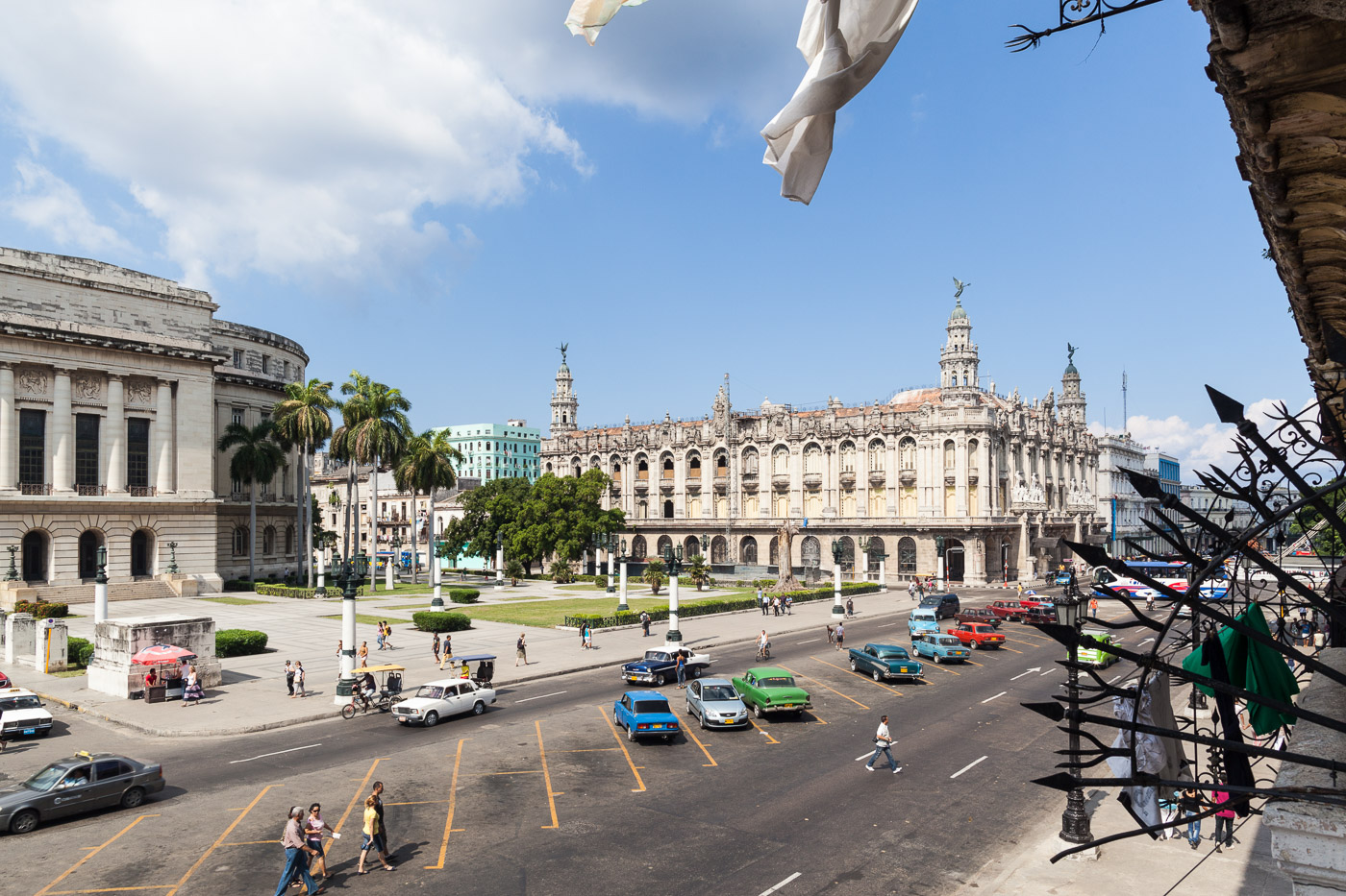 Side of the Capitol Building Seen from Above, Havana