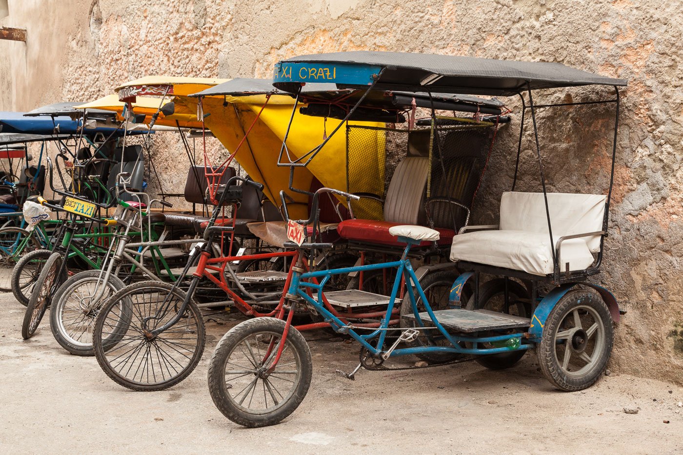 Bicycle Taxis in Havana