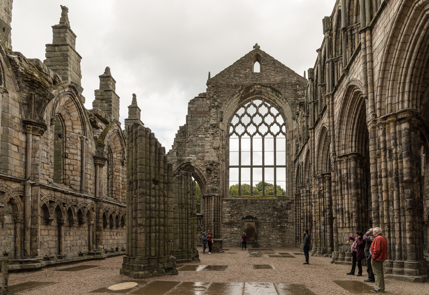 Ruins of Hollyrood Abbey, Edinburgh