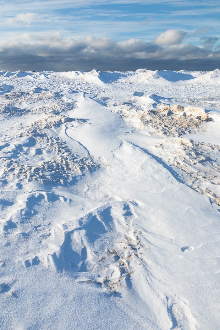 Ice Buildup on Lake Huron