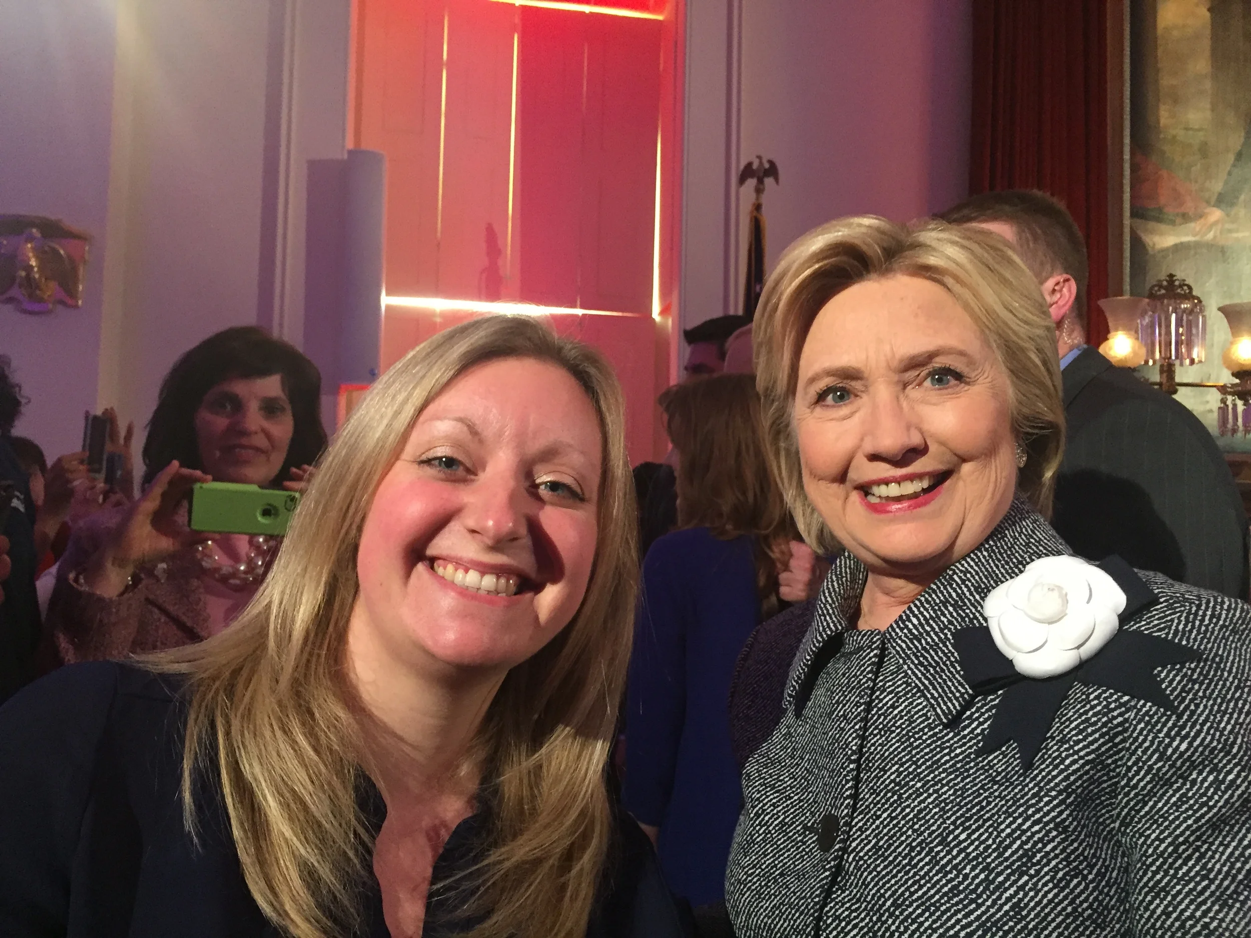 Meeting Hillary and reflecting on change, challenge and opportunity 