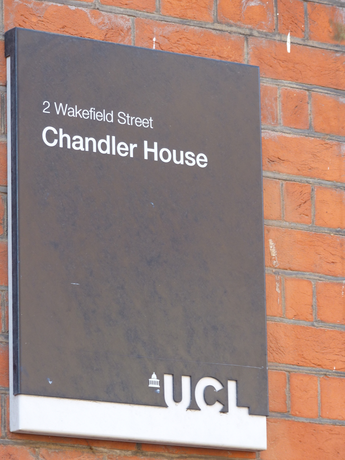 Chandler House at UCL, where Language Sciences are located.