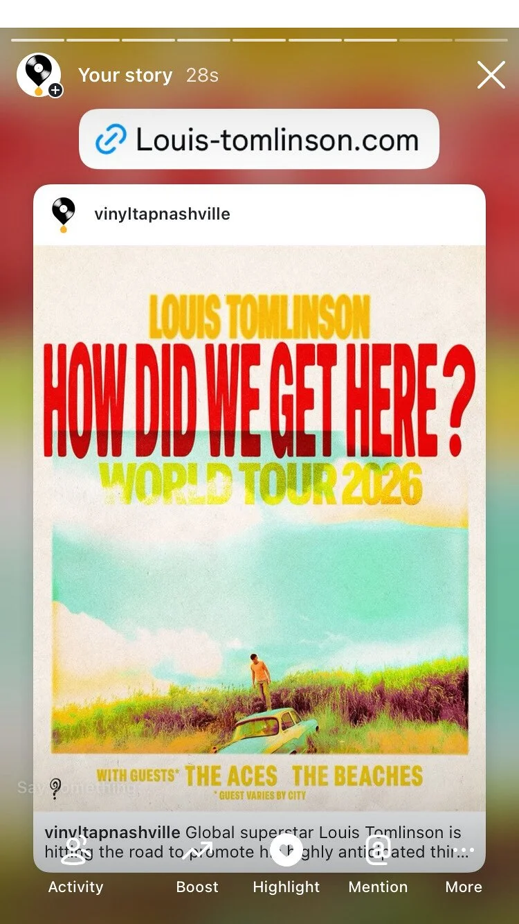 Vinyl Tap Louis T. IG Story 1