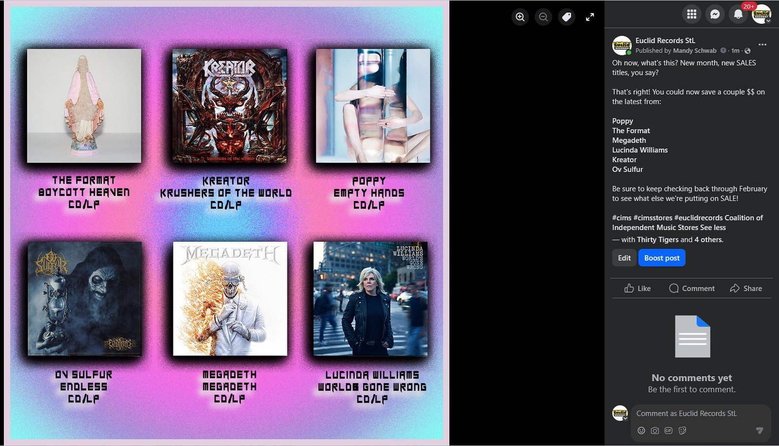 Euclid Records 1/23 ITG