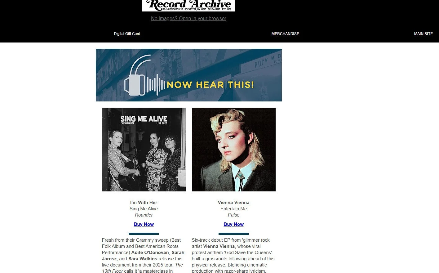 Record Archive June NHT