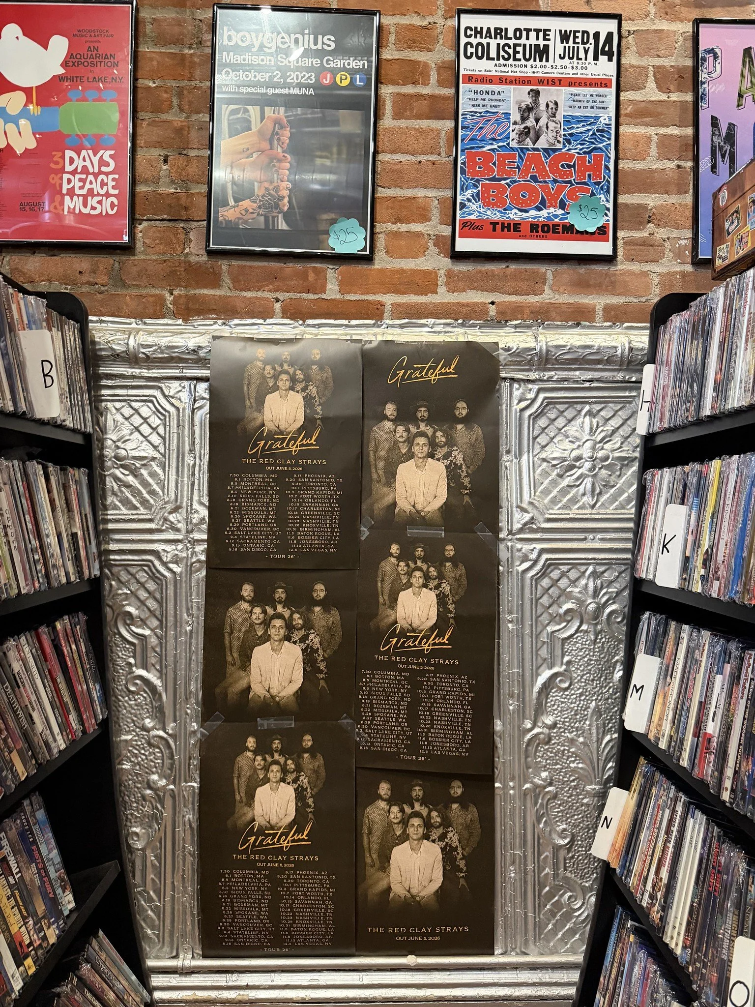 Red Clay Strays Display - Tunes Hoboken