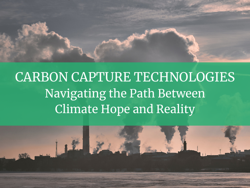 Carbon Capture Technologies: Navigating the Path Between Climate Hope ...