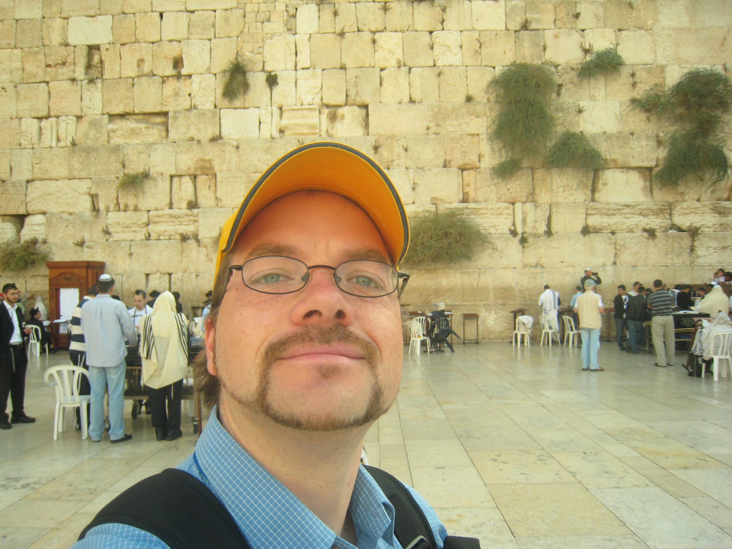 At the Western Wall in Jerusalem, 2009