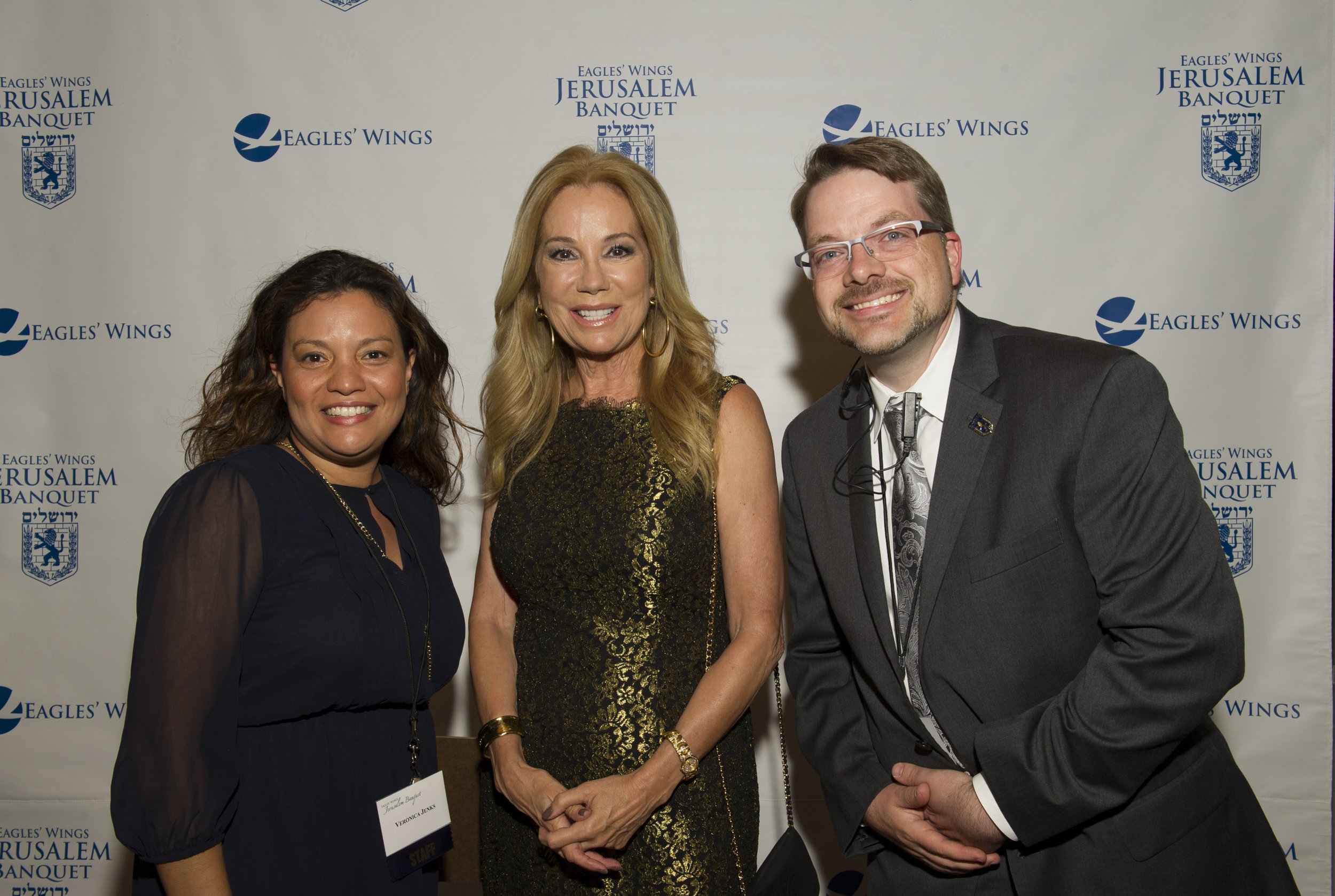 Stephen and Veronica with Kathie Lee Gifford