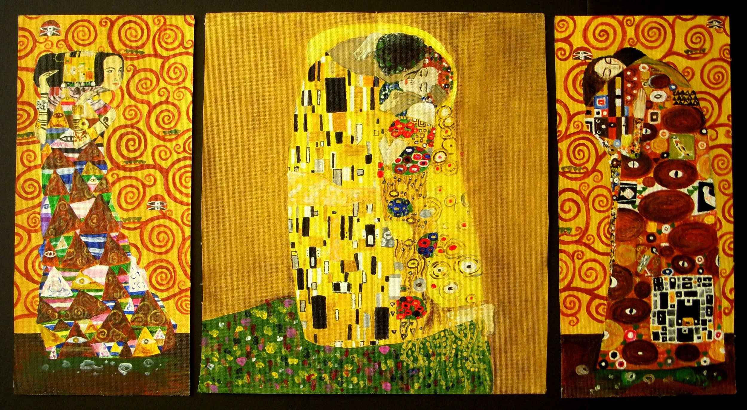 Gustav Klimt Imitation.JPG