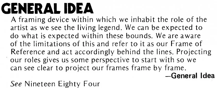 Excerpt from The Poetβs Encyclopedia , Unmuzzled OX Editions, edited by Michael Andre and Erika Rothenberg, 1973