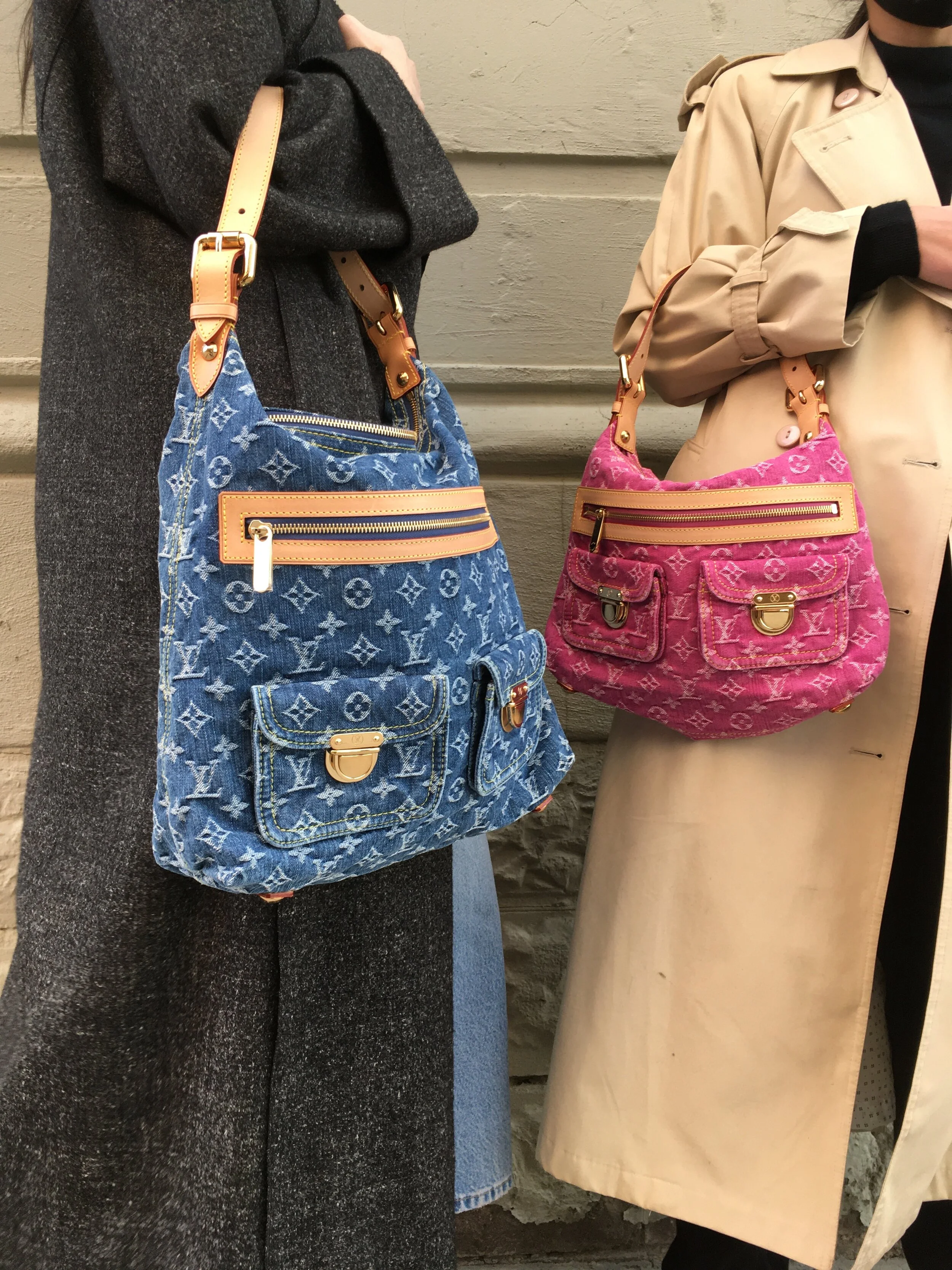Louis Vuitton Blue Denim Baggy GM 