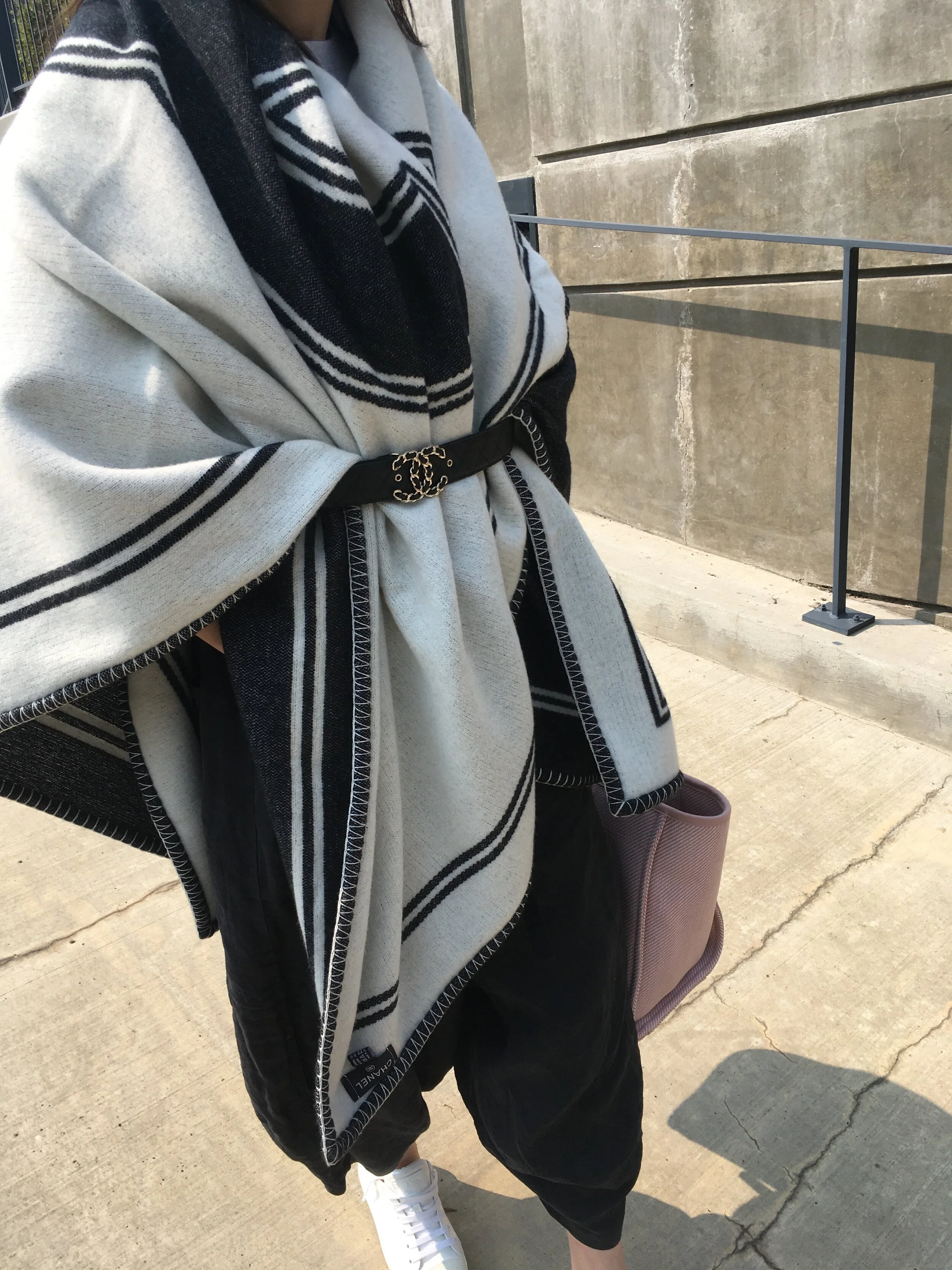 Chanel Cashmere Wool Blend Blanket 