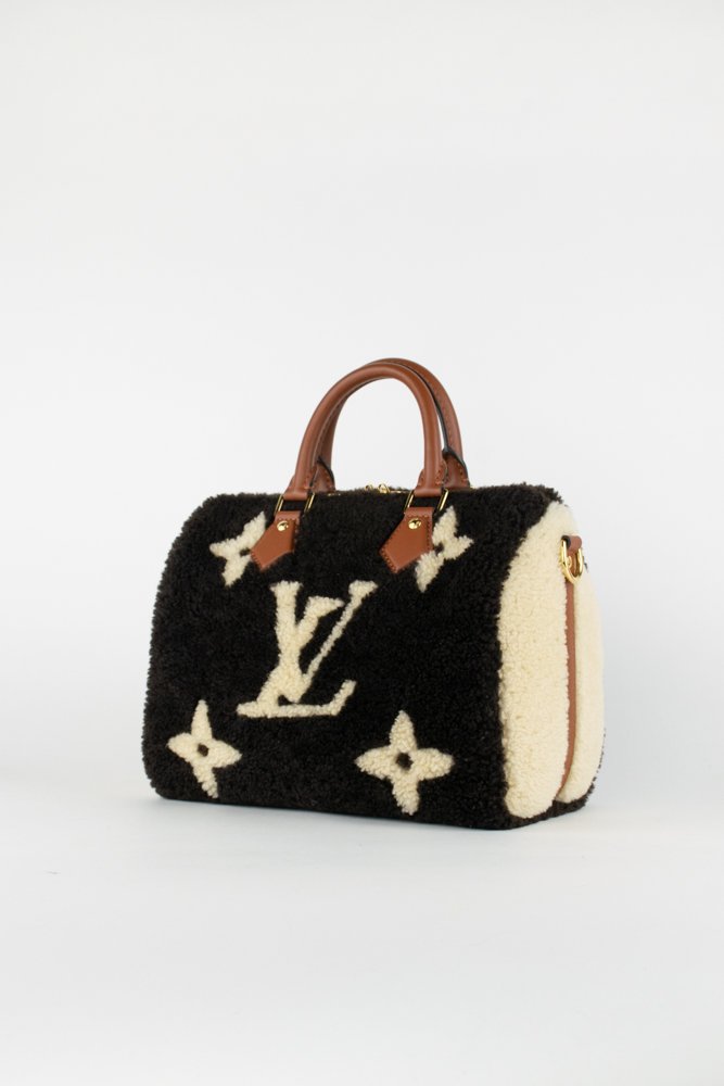 Louis Vuitton Discontinued Monogram Teddy Speedy Bandouliere 25
