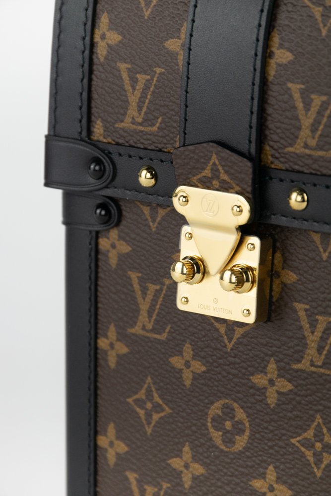 Louis Vuitton Essential Trunk Monogram Black in Coated Canvas/Leather with  Gold-tone - US