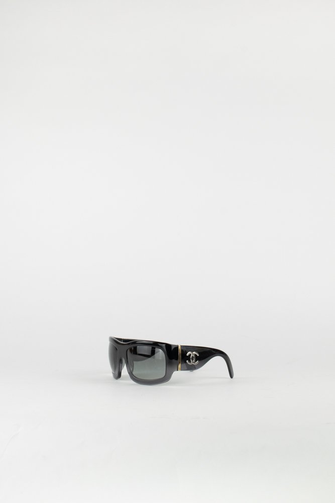 Chanel Interlocking CC Logo Square Sunglasses - Clear Sunglasses,  Accessories - CHA935188