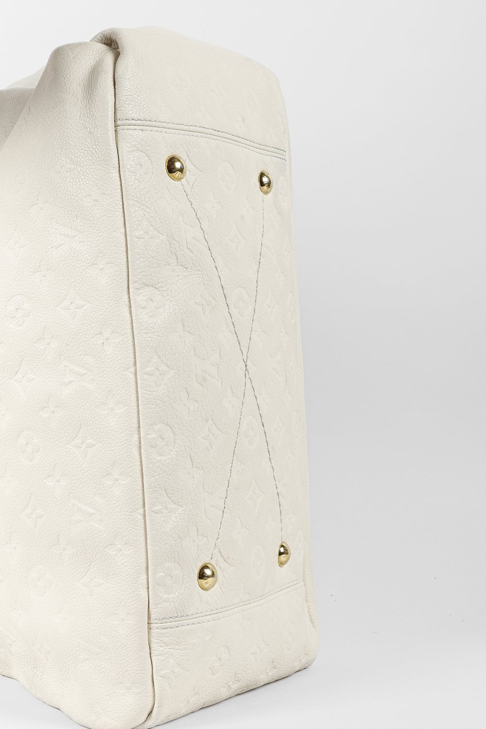 Louis Vuitton White Monogram Empreinte Artsy MM Leather ref.715554 - Joli  Closet