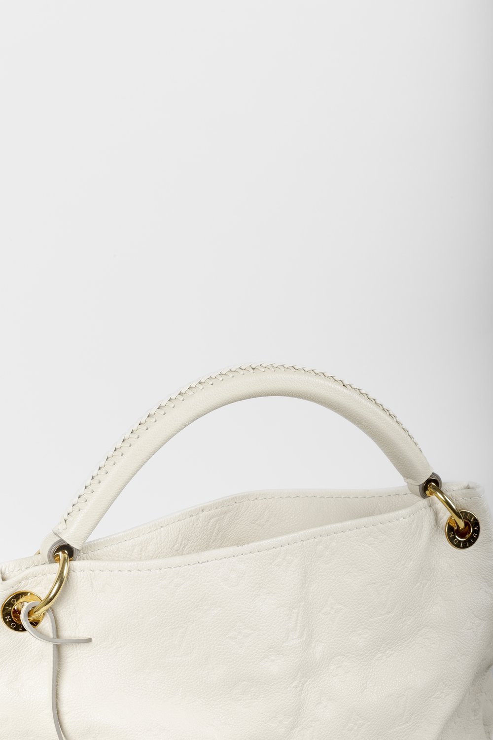 Louis Vuitton White Monogram Empreinte Artsy MM Leather ref.715554 - Joli  Closet