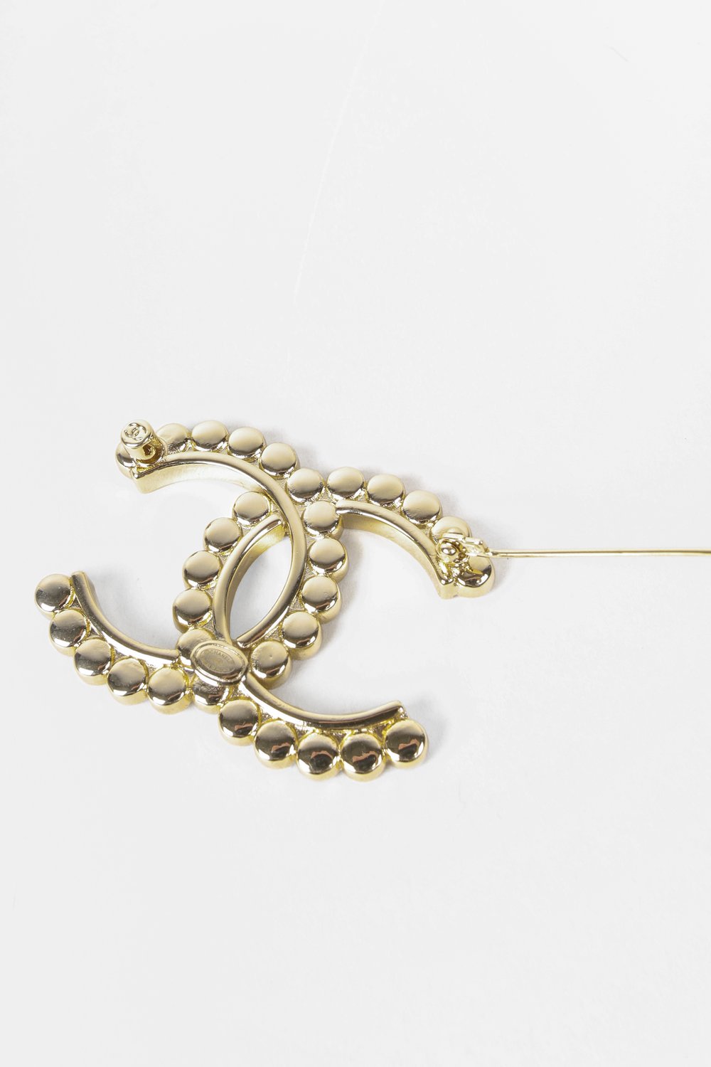 Chanel 20C Gold CC Crystal Brooch — BLOGGER ARMOIRE