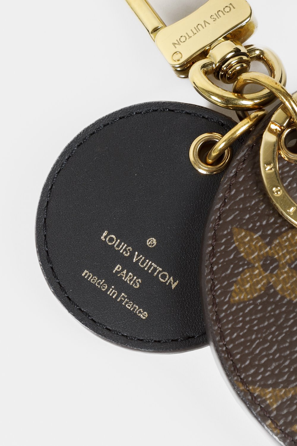 Louis Vuitton Paris MONOGRAM REVERSE KEY HOLDER AND BAG CHARM