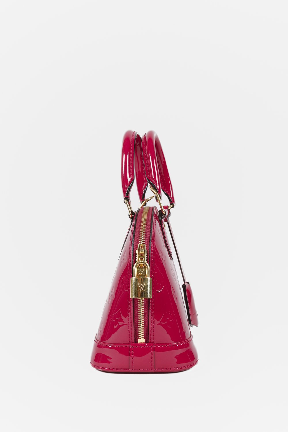 Louis Vuitton Alma Vernis Bb Rose Indien Red Patent Leather Shoulder B -  MyDesignerly