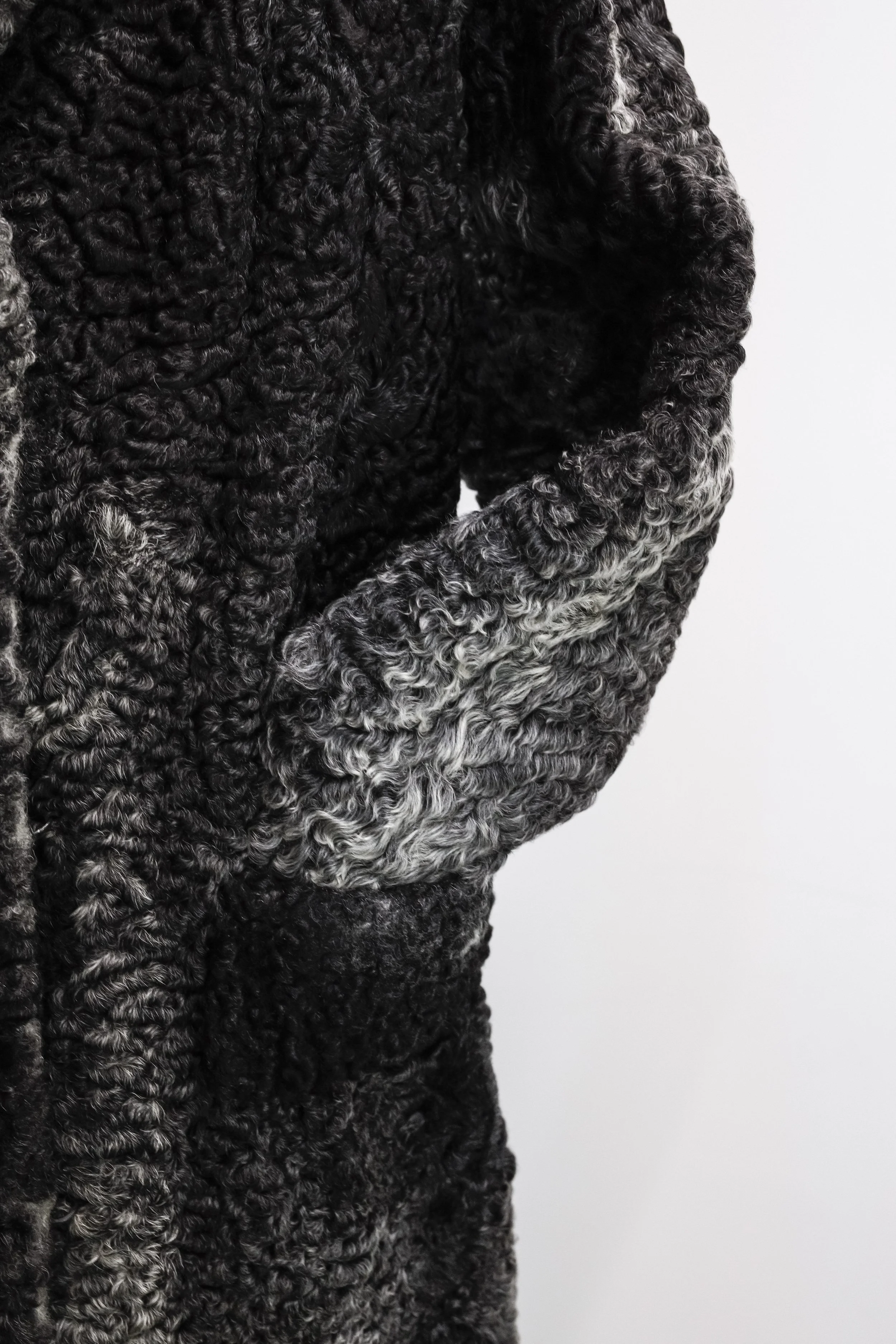 Grey Spotted Persian Lamb Coat — BLOGGER ARMOIRE