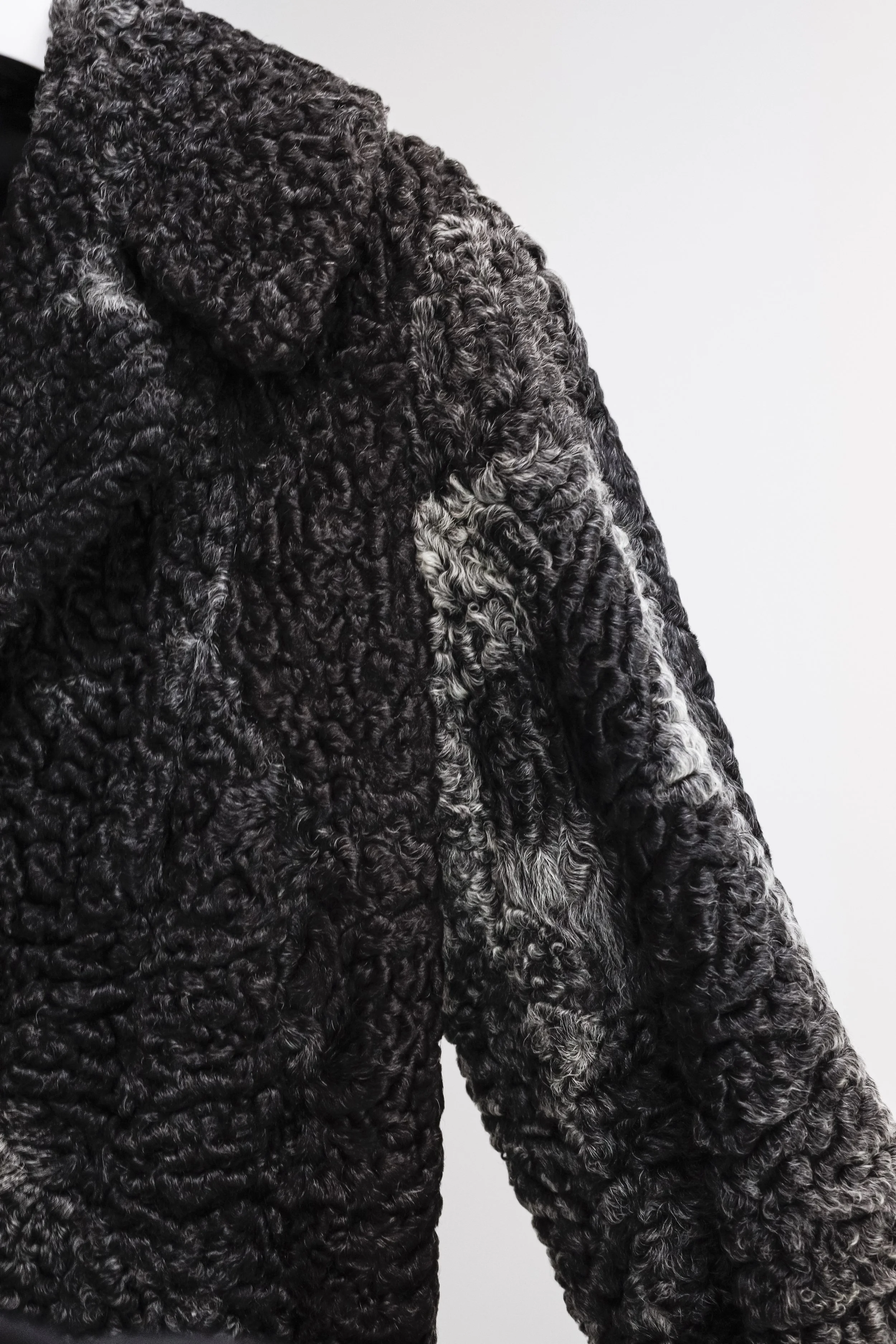 Grey Spotted Persian Lamb Coat — BLOGGER ARMOIRE