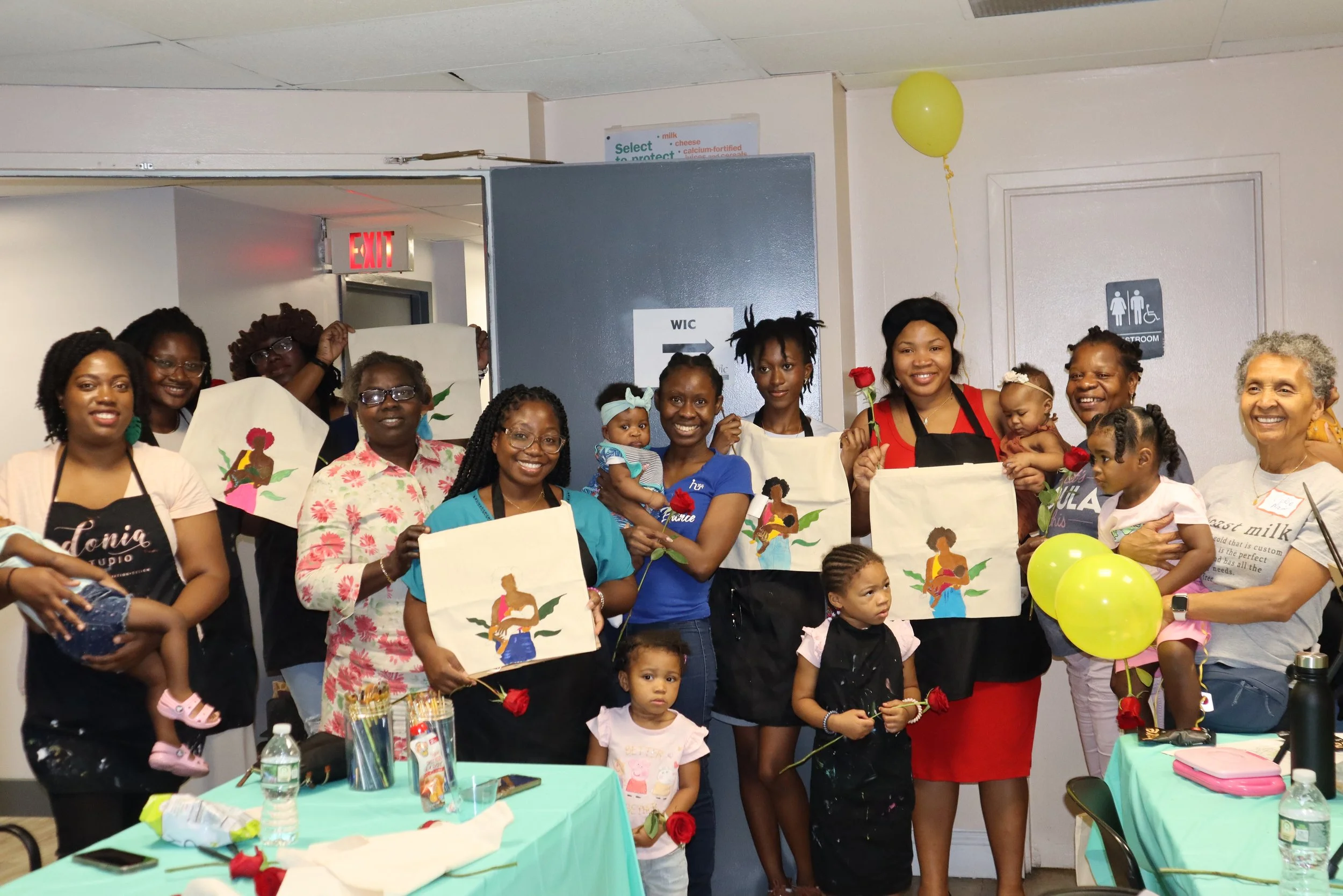 World Breastfeeding Week Paint Event