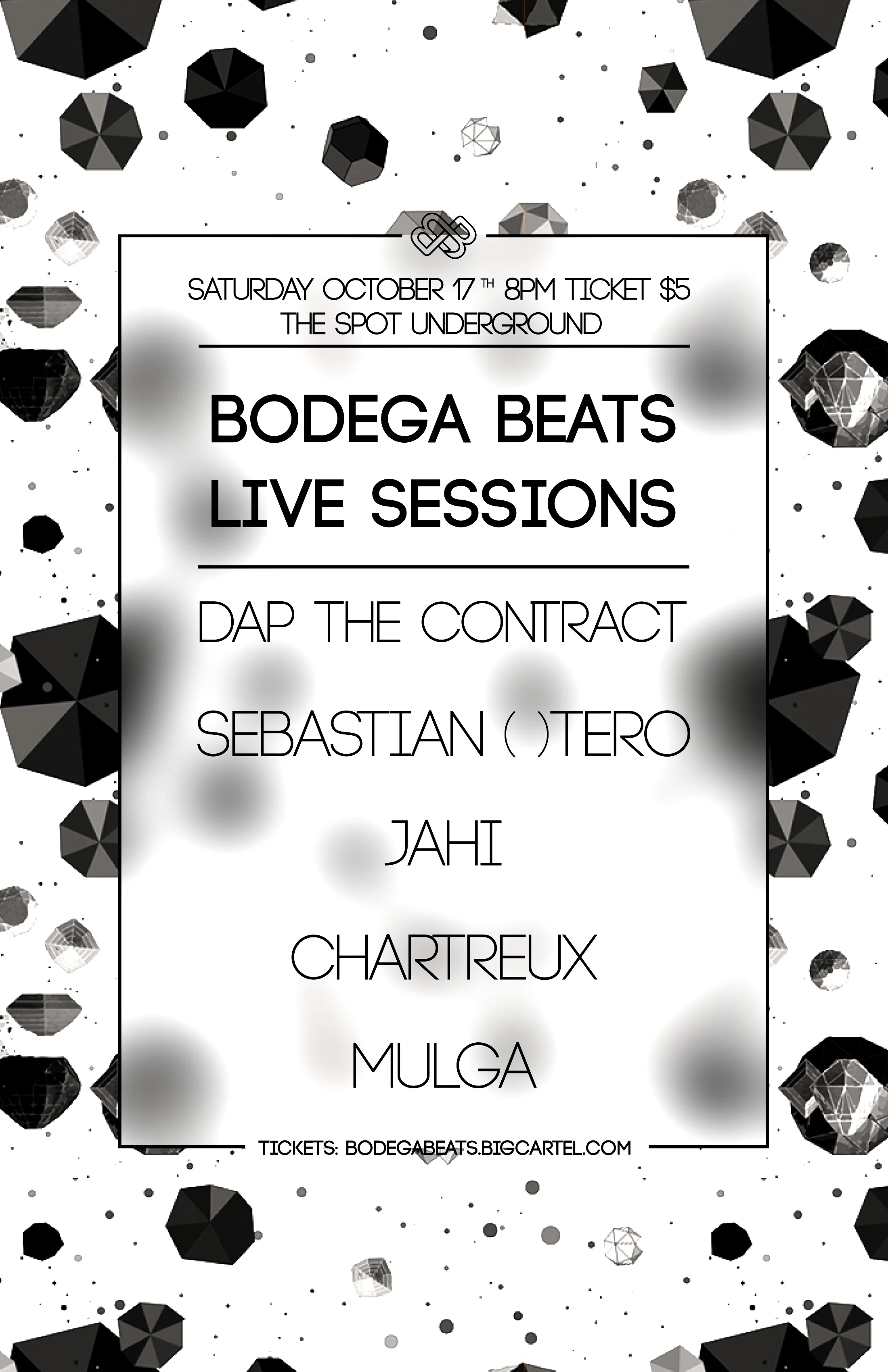 Purchase tickets at: bodegabeats.bigcartel.com