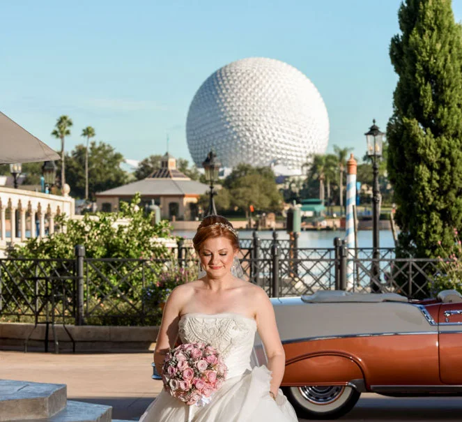 DIsney Epcot Wedding Bride.jpg