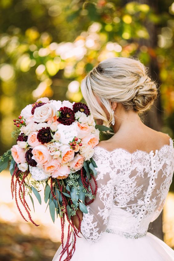 Bride with Fall Bouquet.jpg