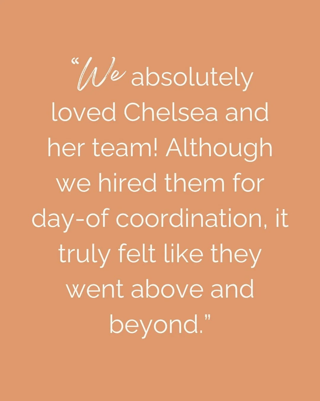 Absolutely beaming reading words like these ✨ Grateful for couples who trust us to bring calm, joy, and a little bit of magic to their day.
&ldquo;Completely seamless and stress-free&rdquo; is exactly what we strive for. Thank you, Mary Beth, for the