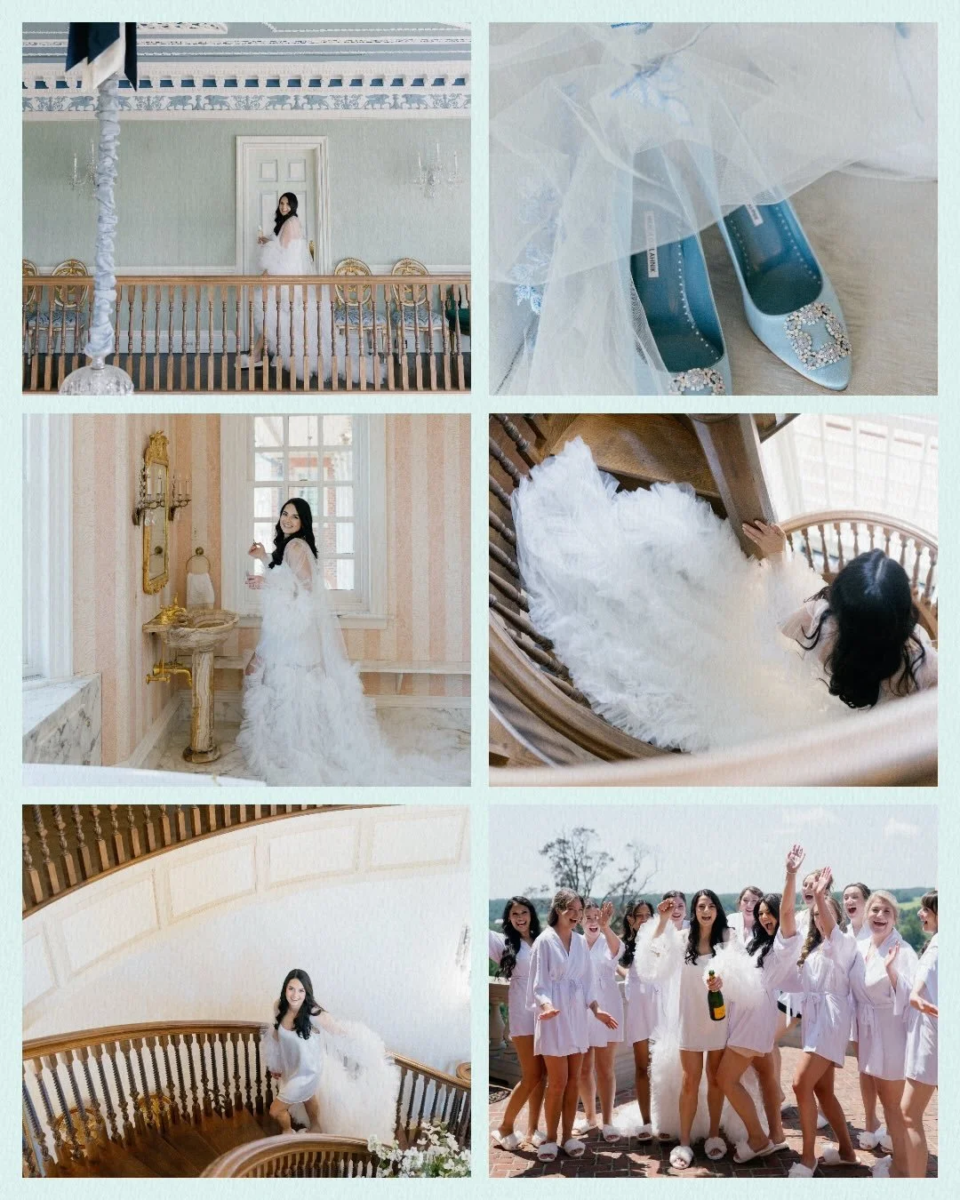 Our actually DREAM getting ready photos 💙🩵💙

#gettingready #weddingshoes #bridalgettingready #gettingreadyphotos