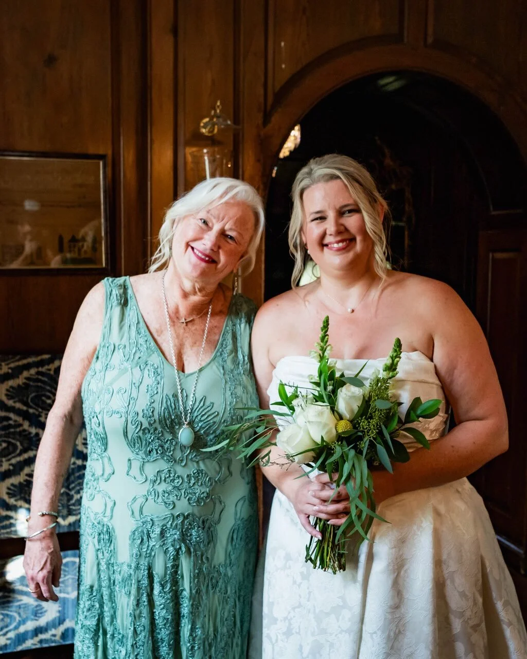 To all the moms who zipped dresses, fixed veils, held happy tears back during first looks, and danced the night away right beside their kids &mdash; Happy Mother&rsquo;s Day 🤍

#mothersday #motherofthebridedress #motherofthebride