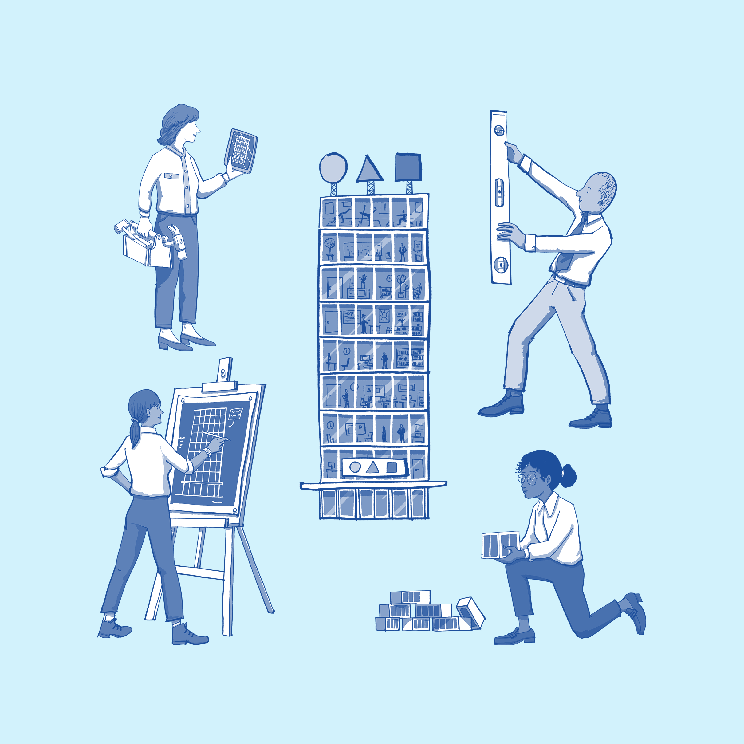 Albany Beck - Services illustration